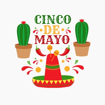 Free Cinco De Mayo Element Clip Art Templates to Edit Online