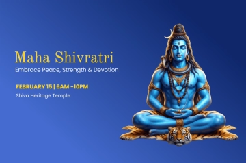 Free Simple Maha Shivratri Banner Template to Edit Online