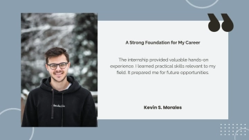 Free Internship Testimonial Template to Edit Online