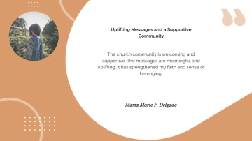 Free Church Testimonial Template to Edit Online