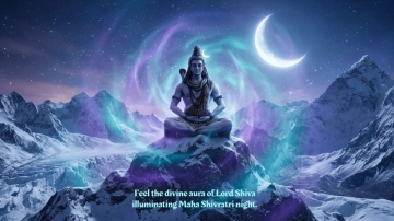 Free Maha Shivratri Desktop Background Template to Edit Online