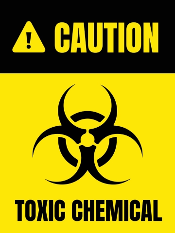 Free Toxic Chemical Caution Sign Template to Edit Online