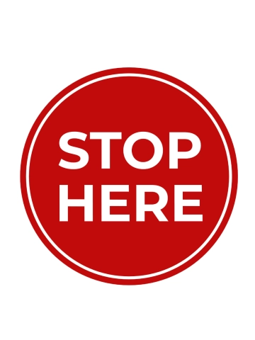 Free Stop Floor Sign Template to Edit Online