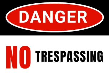 Free No Trespassing Danger Sign Template to Edit Online