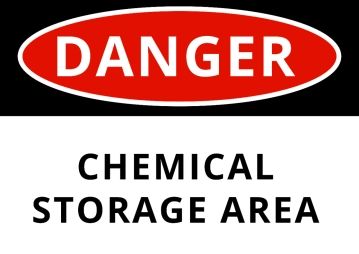 Free Chemical Storage Danger Sign Template to Edit Online