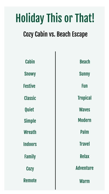 Free Holiday This or That Template to Edit Online