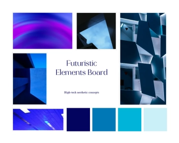 Free Modern Elements Mood Board Template to Edit Online