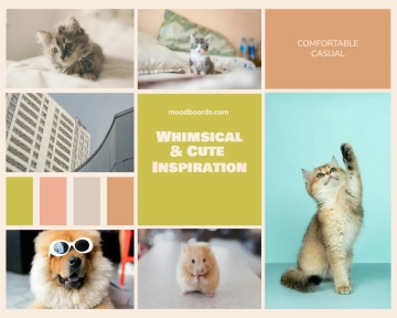 Free Cute Mood Board Template to Edit Online