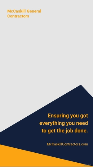 Free Contractor Snapchat Geofilter Template to Edit Online