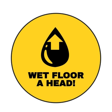 Free Wet Floor Ahead Floor Sign Template to Edit Online