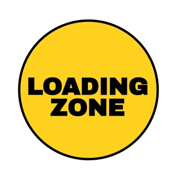 Free Loading Zone Floor Sign Template to Edit Online