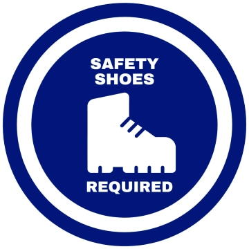Free Safety Shoes Floor Sign Template to Edit Online