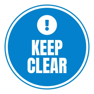 Free Keep Clear Floor Sign Template to Edit Online