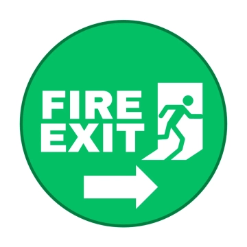 Free Fire Exit Floor Sign Template to Edit Online