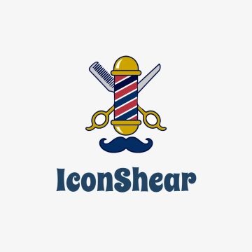 Free Iconic Barber Logo to Edit Online