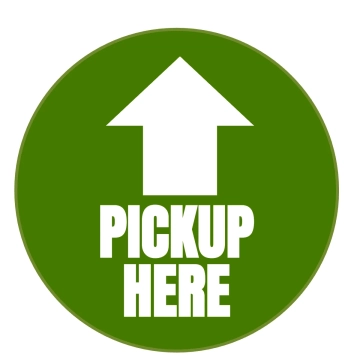 Free Pickup Here Floor Sign Template to Edit Online