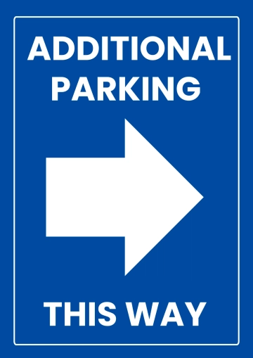 Free Additional Parking Sign Template to Edit Online