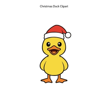 Free Christmas Duck Vector Clipart (PNG, SVG) to Edit Online