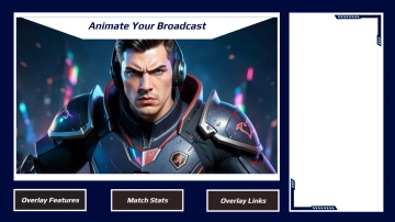 Free StarCraft Twitch Overlay Template to Edit Online