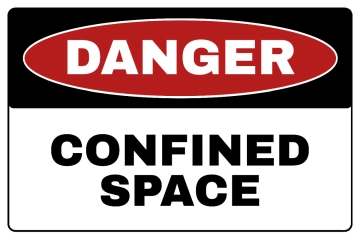 Free Confined Space Danger Sign Template to Edit Online