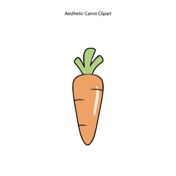Free Aesthetic Carrot Vector Clipart (PNG, SVG) to Edit Online