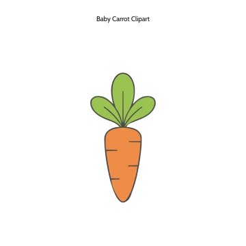Free Baby Carrot Vector Clipart (PNG, SVG) to Edit Online