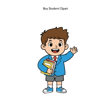 Free Boy Scliparttudent Vector Clipart (PNG, SVG) to Edit Online