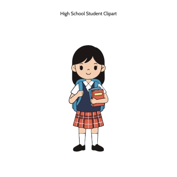 Free High School Student Vector Clipart (PNG, SVG) to Edit Online