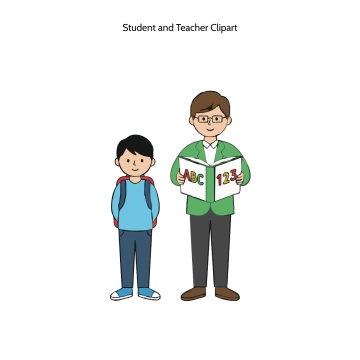 Free Student and Teacher Vector Clipart (PNG, SVG) to Edit Online