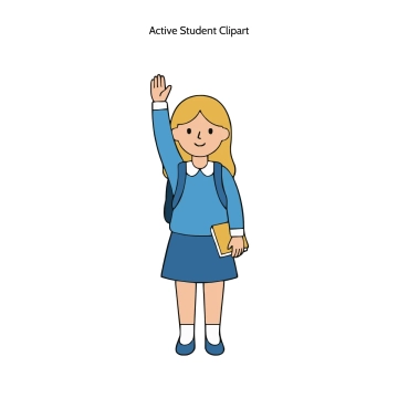 Free Active Student Vector Clipart (PNG, SVG) to Edit Online