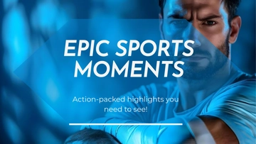Free Sports youtube thumbnail template to Edit Online