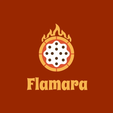Free Flame Pizza Logo to Edit Online