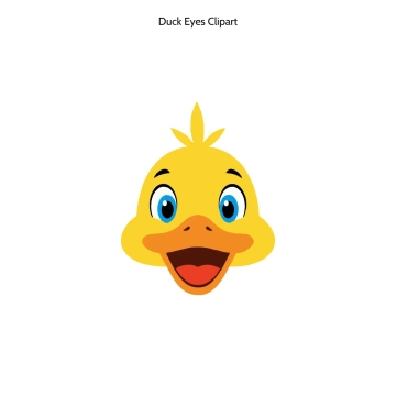 Free Duck Eyes Vector Clipart (PNG, SVG) to Edit Online