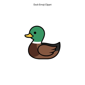 Free Duck Emoji Vector Clipart (PNG, SVG) to Edit Online