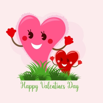 Free Valentines Day Happy Heart Clip Art Templates to Edit Online