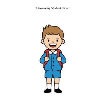 Free Elementary Student Vector Clipart (PNG, SVG) to Edit Online