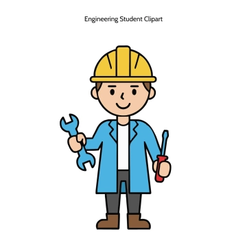 Free Engineering Student Vector Clipart (PNG, SVG) to Edit Online