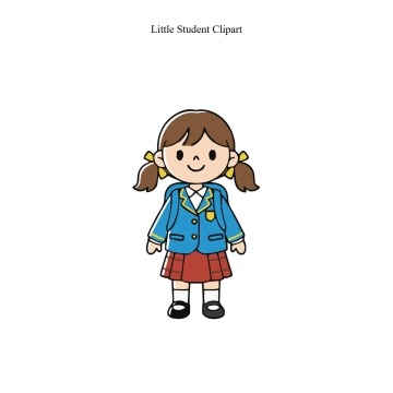 Free Little Student Vector Clipart (PNG, SVG) to Edit Online
