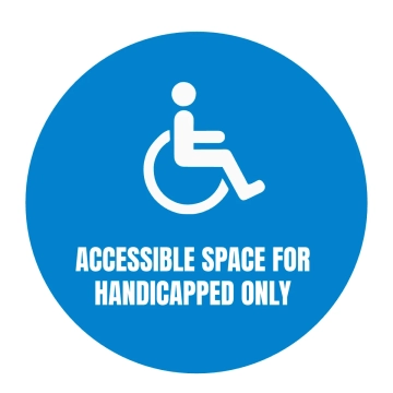 Free Wheelchair Access Floor Sign Template to Edit Online