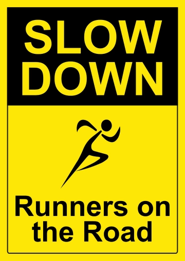 Free Slow Down Sports Sign Template to Edit Online