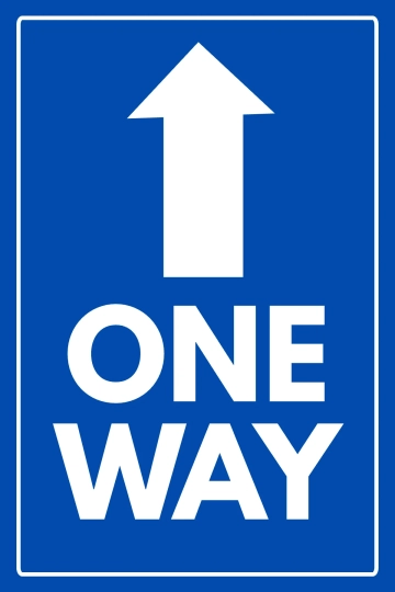 Free One-Way Parking Lane Sign Template to Edit Online