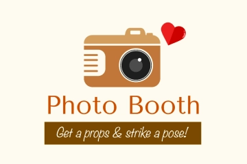 Free Photo booth Creative Sign Template to Edit Online