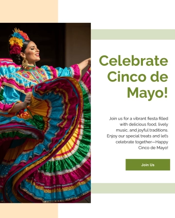 Free Cinco De Mayo Facebook Post Template to Edit Online