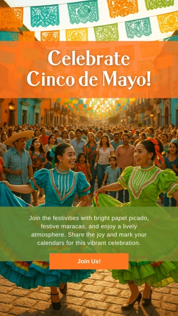 Free Cinco De Mayo Instagram Story Template to Edit Online