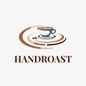 Free Handcrafted Coffee Logo to Edit Online
