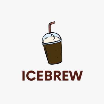 Free Iced Coffee Logo to Edit Online