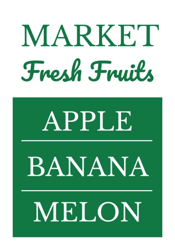 Free Market Fresh Retail Sign Template to Edit Online