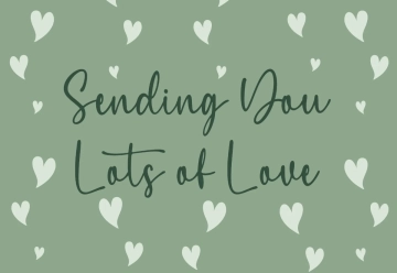 Free Sage Green Greeting Card Template to Edit Online