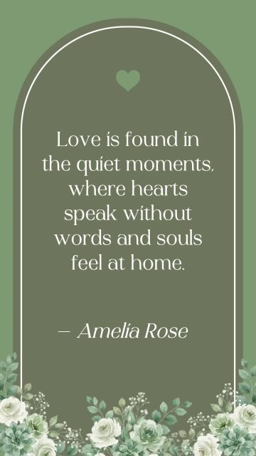 Free Sage Green Love Quote Template to Edit Online