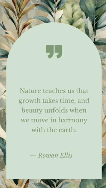 Free Sage Green Nature Quote Template to Edit Online